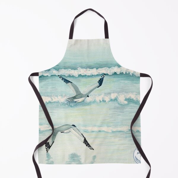 Item preview, Seagulls flying on the beach. designed and sold by Clay Jackson.