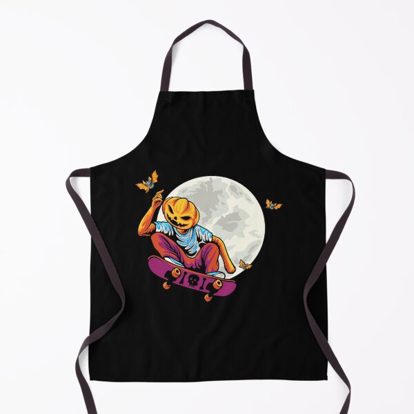 Item preview, Pumpkin Skateboarding Over Moon designed and sold by Halloweenishere.