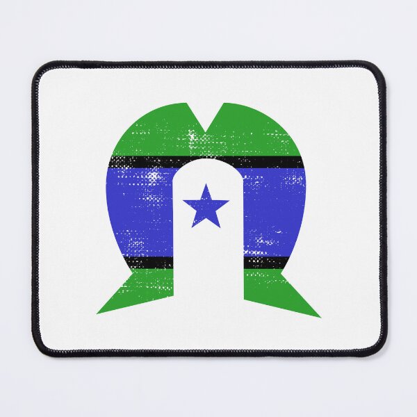 Item preview, Torres Strait Island Flag [Worn Design] designed and sold by politicalamity.