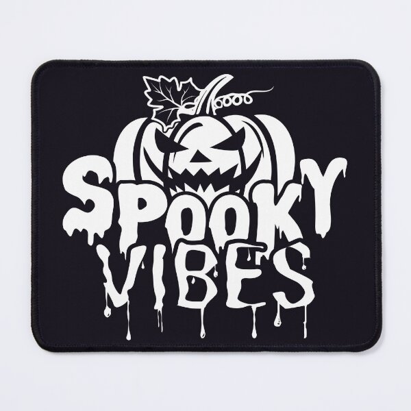 Item preview, Spooky vibes with pumpkin - funny saying designed and sold by VichallanStudio.