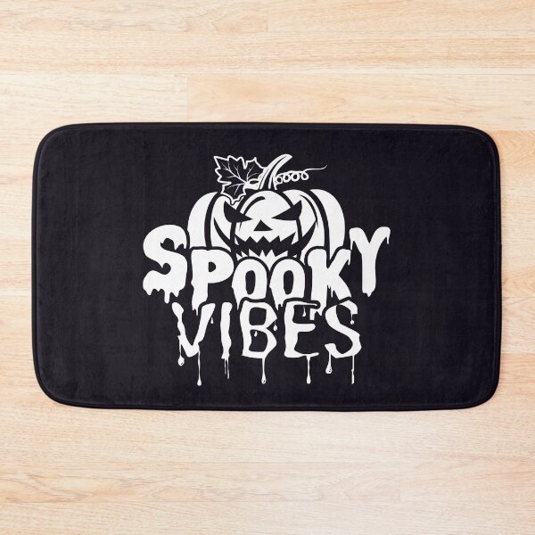 Item preview, Spooky vibes with pumpkin - funny saying designed and sold by VichallanStudio.
