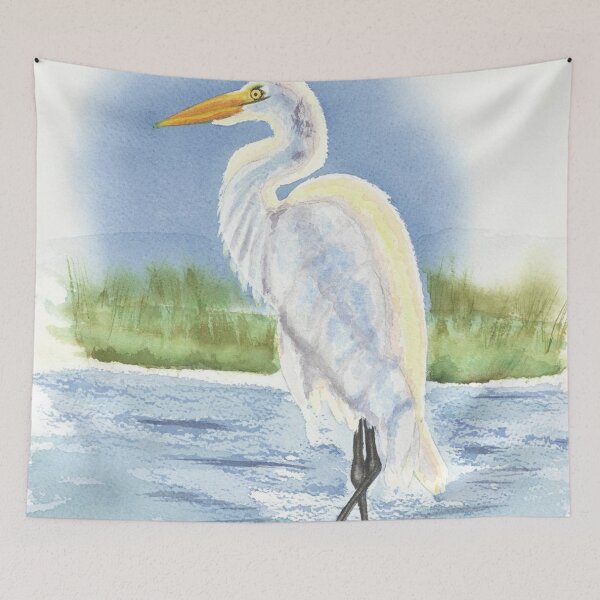Item preview, Snowy Egret designed and sold by Clay Jackson.
