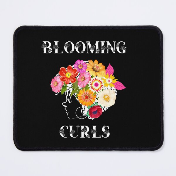 Item preview, Curly hair Sayings Blooming Curls designed and sold by Add To Cart.