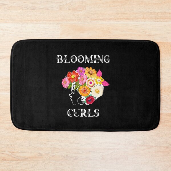 Item preview, Curly hair Sayings Blooming Curls designed and sold by Add To Cart.