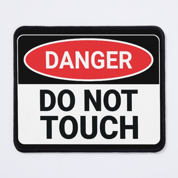Item preview, Danger Do not touch designed and sold by Kurdish T-shirt.