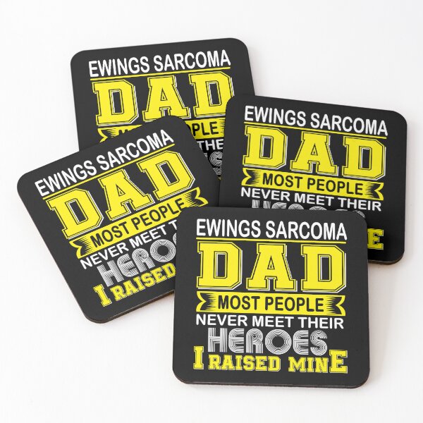 Item preview, Proud Ewings Sarcoma Dad Most People Never Meet Their Heroes I Raise Mine designed and sold by frechettee.