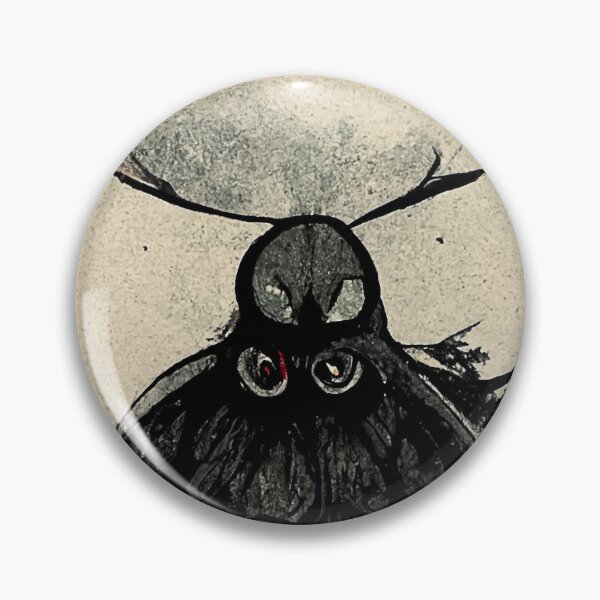 Item preview, Mothman in forest abstract Illustration  designed and sold by JinxedMonster.