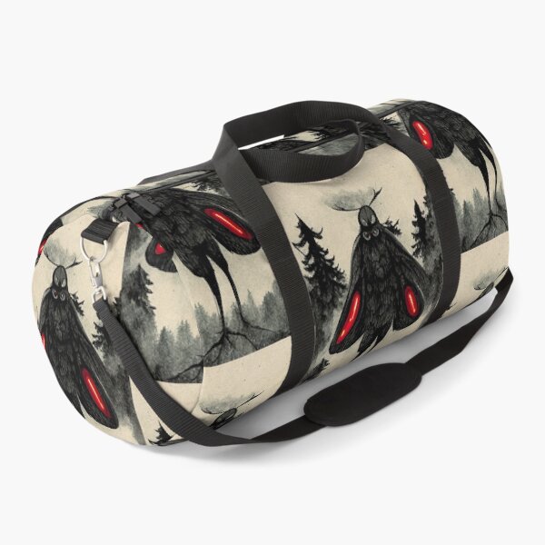 Item preview, Mothman in forest abstract Illustration  designed and sold by JinxedMonster.