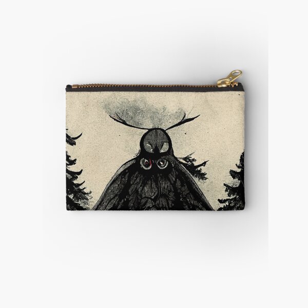 Item preview, Mothman in forest abstract Illustration  designed and sold by JinxedMonster.