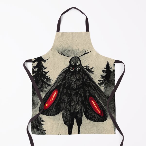 Item preview, Mothman in forest abstract Illustration designed and sold by JinxedMonster.