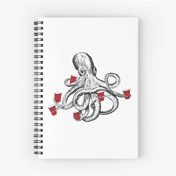 Item preview, Octa-fisting Octopus Red Cups White By Nicole William designed and sold by GlowinUp Shop.