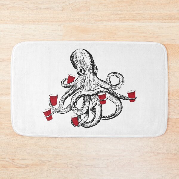 Item preview, Octa-fisting Octopus Red Cups White By Nicole William designed and sold by GlowinUp Shop.