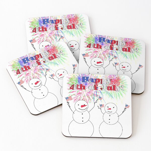 Item preview, Snowmen Celebrate Independence - 4th of July designed and sold by Gravityx9.