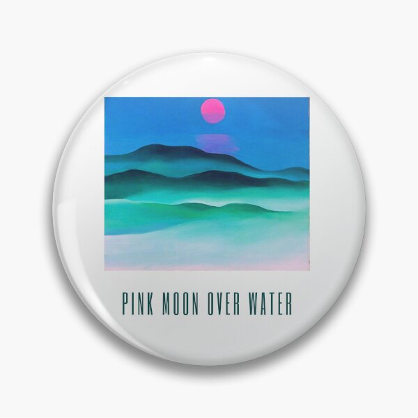 Item preview, Georgia Okeeffe Pink Moon Over Water designed and sold by GamersLands.