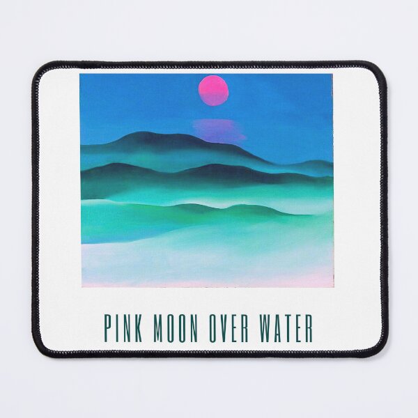 Item preview, Georgia Okeeffe Pink Moon Over Water designed and sold by GamersLands.