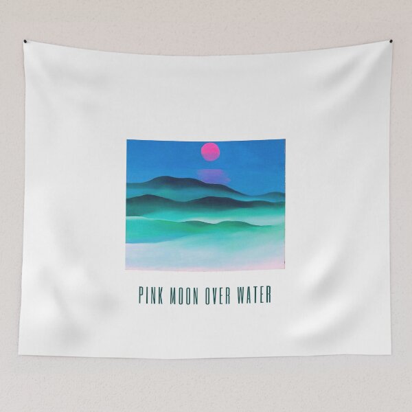 Item preview, Georgia Okeeffe Pink Moon Over Water designed and sold by GamersLands.