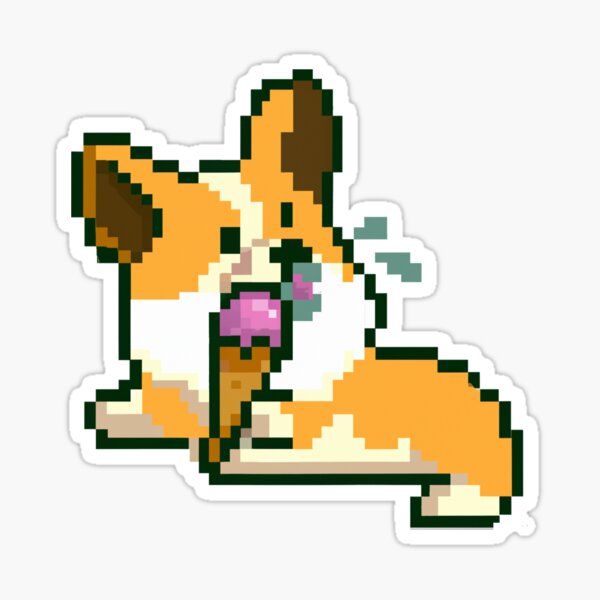 Cute Pixelated Corgi #19 PIXELATED CORGIS OpenSea