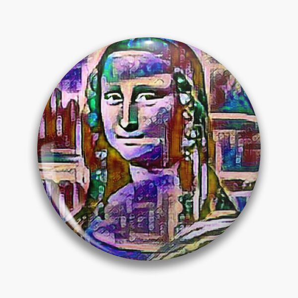 Item preview, "Mona Lisa (42)" an iconic Renaissance painting reimagined. designed and sold by thalasson.