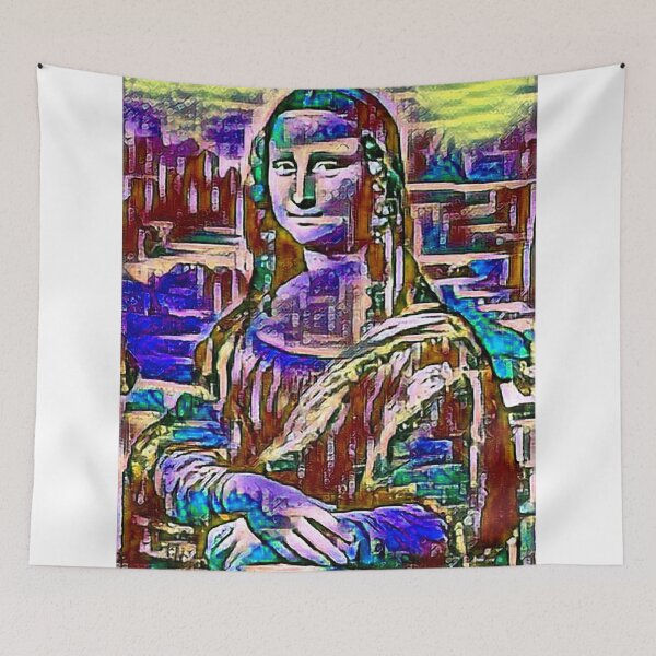 Item preview, "Mona Lisa (42)" an iconic Renaissance painting reimagined. designed and sold by thalasson.