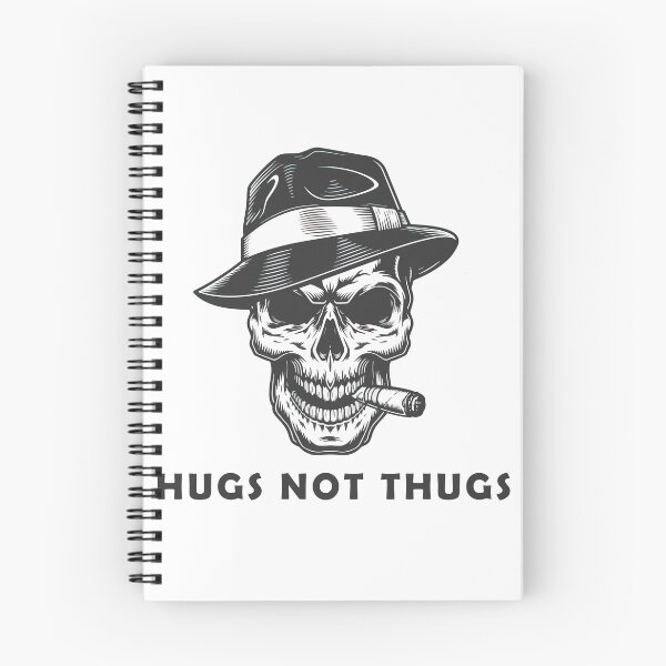 Item preview, hugs not thugs  designed and sold by STOREMUZAN.