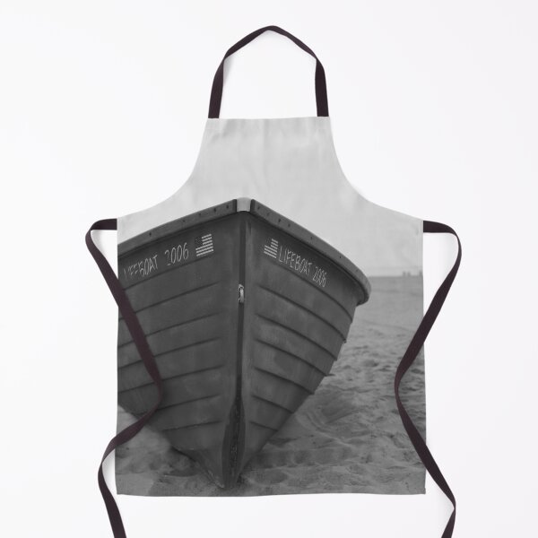 Item preview, Black and White Boat on Beach designed and sold by ScottL.