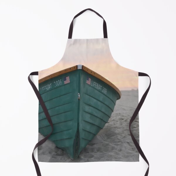 Item preview, Green Life Boat on Beach designed and sold by ScottL.