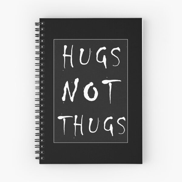 Item preview, hugs not thugs  designed and sold by STOREMUZAN.