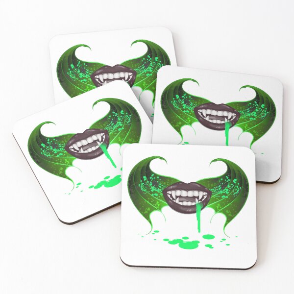 Item preview, Fantasy Vampire Bat with green slime designed and sold by ditzy-designs.