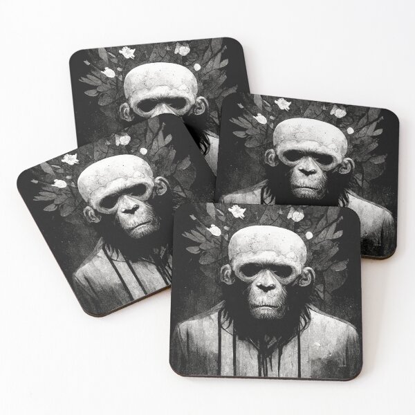 Item preview, Monkey Skull Dark Design designed and sold by edebzine.