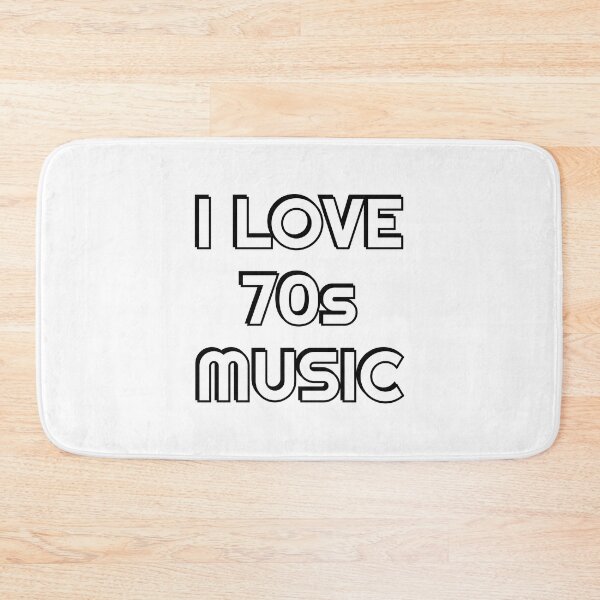 Item preview, I love 70s music - seventies retro nostalgic designed and sold by Inspirationmotivation.