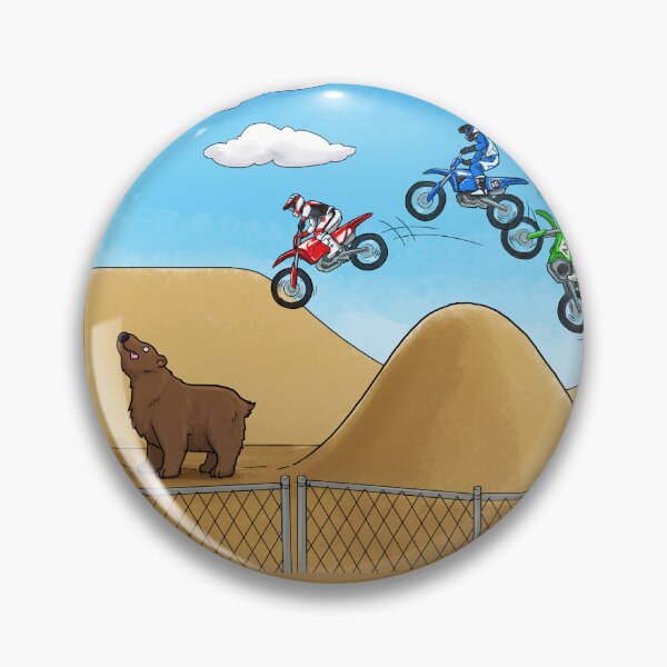 Item preview, Dumb Bear - Motocross designed and sold by JadedSketch.