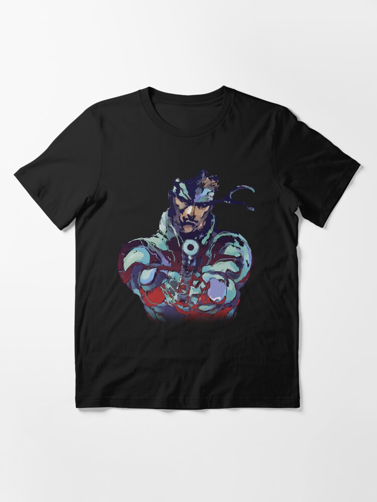 Alternate view of Metal Gear Solid Snake Classic RARE Design 100% Redrawn In Adobe Ilustrator Vector Format. Essential T-Shirt
