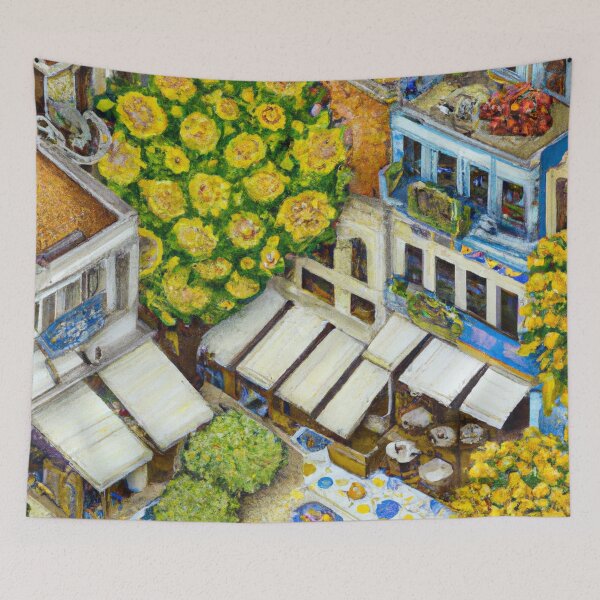 Item preview, Albanian Market Square designed and sold by Zestpond.