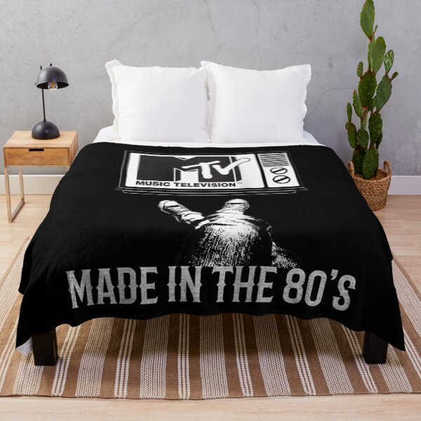 Item preview, Mademark x MTV - MTV Made in the 80's Vintage Shirt for MTV Fans Men Women Raglan Baseball Tee designed and sold by cheerymid-cours.