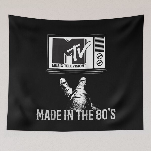 Item preview, Mademark x MTV - MTV Made in the 80's Vintage Shirt for MTV Fans Men Women Raglan Baseball Tee designed and sold by cheerymid-cours.