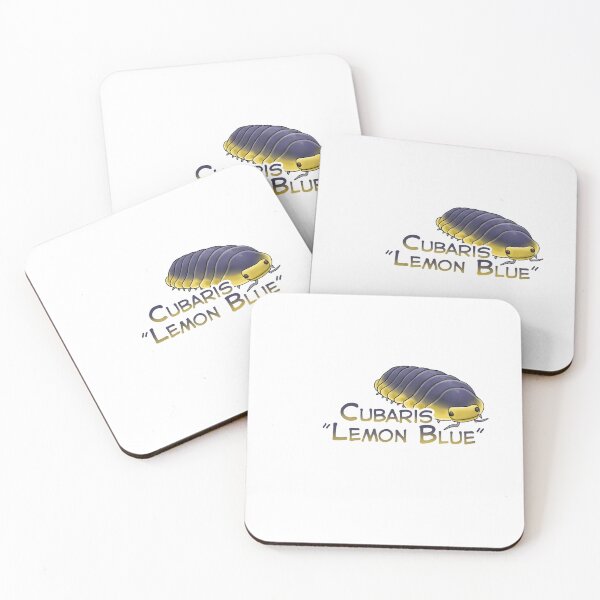 Item preview, Cubaris "Lemon Blue" name tag designed and sold by Pods-n-Pugs.