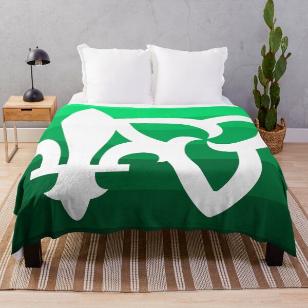 Item preview, Franco-Ontarian Abstract Design (on a gradated green background) designed and sold by Lynn Callewaert.