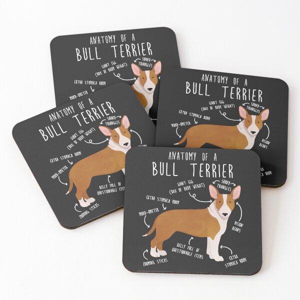Item preview, Bull Terrier Dog Anatomy designed and sold by Clara Hollins.