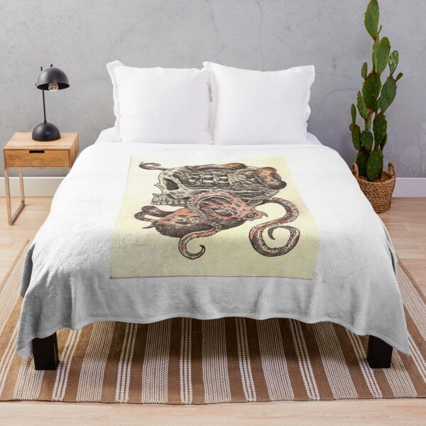 Item preview, Skull, ship, and octopus designed and sold by MarkADArt.