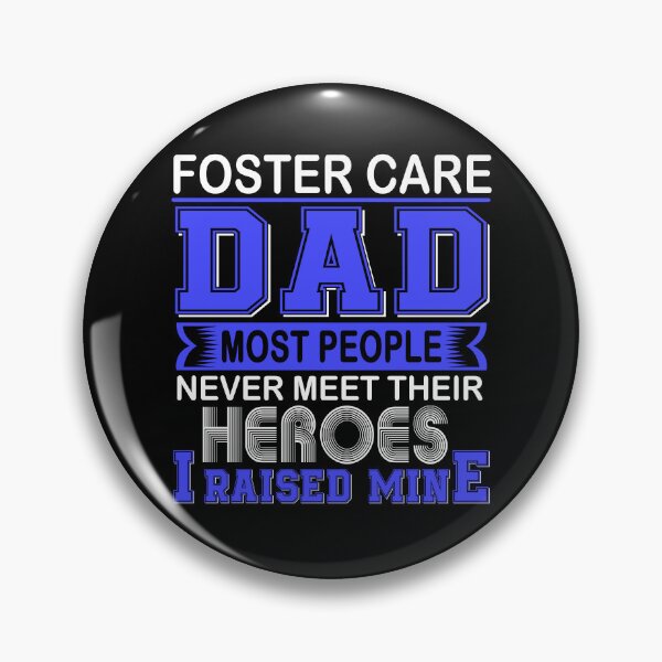 Item preview, Proud Foster Care Dad Most People Never Meet Their Heroes I Raise Mine designed and sold by frechettee.