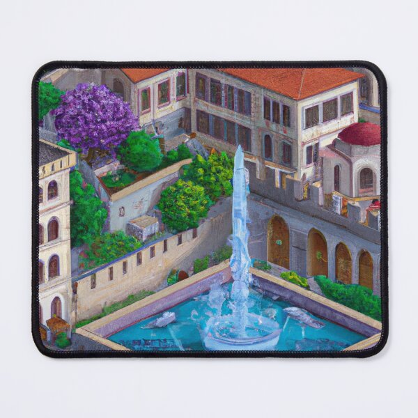Item preview, Albanian Town Surrounded By A Fountain designed and sold by Zestpond.