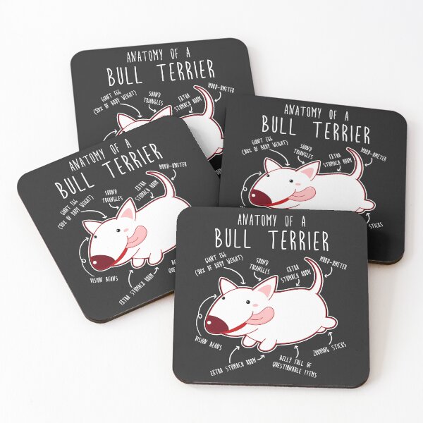 Item preview, Bull Terrier Dog Anatomy designed and sold by Clara Hollins.