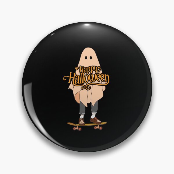 Item preview, Skateboarding Ghost Halloween designed and sold by Halloweenishere.