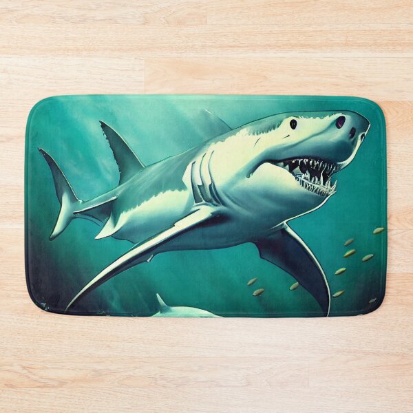 Item preview, Deep Sea Ocean Swimming Shark designed and sold by MythicPrompts.
