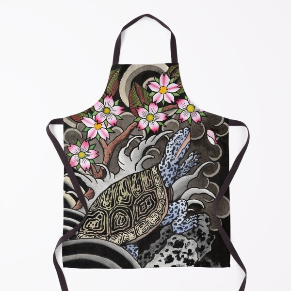 Item preview, diamondback turtle terrapin japanese designed and sold by MarkADArt.