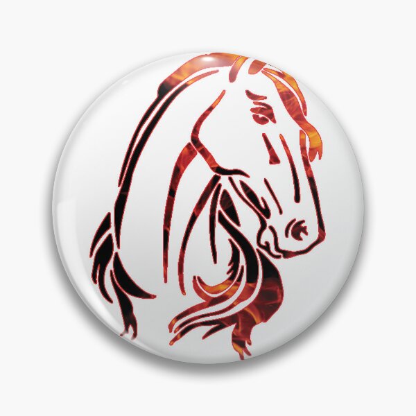 Item preview, Great Flaming Head Of Horse designed and sold by MiarCo.