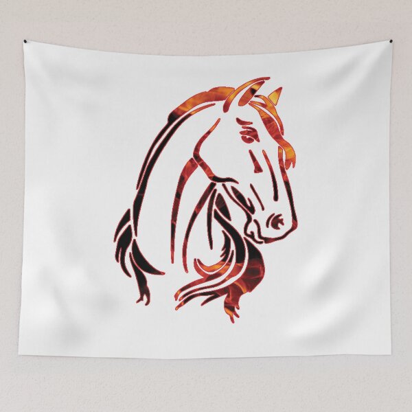 Item preview, Great Flaming Head Of Horse designed and sold by MiarCo.