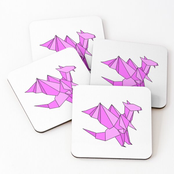 Item preview, Pink origami dragon designed and sold by CalliesArt.