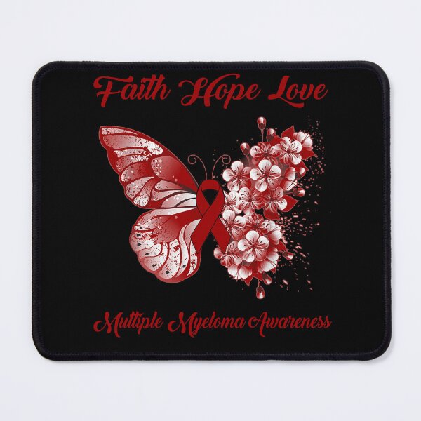Item preview, Faith Hope Love Multiple Myeloma Awareness Butterfly Ribbon Gifts designed and sold by Adropine.