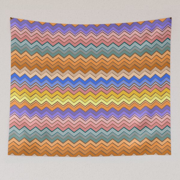 Item preview, colorful zigzag designed and sold by Carmelagaminde.